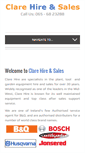 Mobile Screenshot of clarehire.com